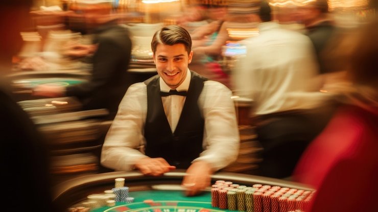 Pengguna bermain slot online dengan tampilan yang responsif di perangkat smartphone